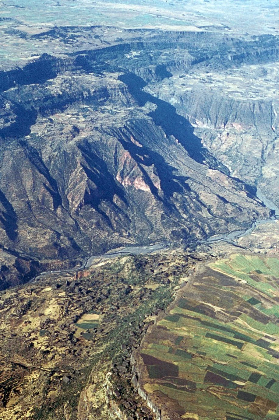 Aerial View of Jamma River Gorge