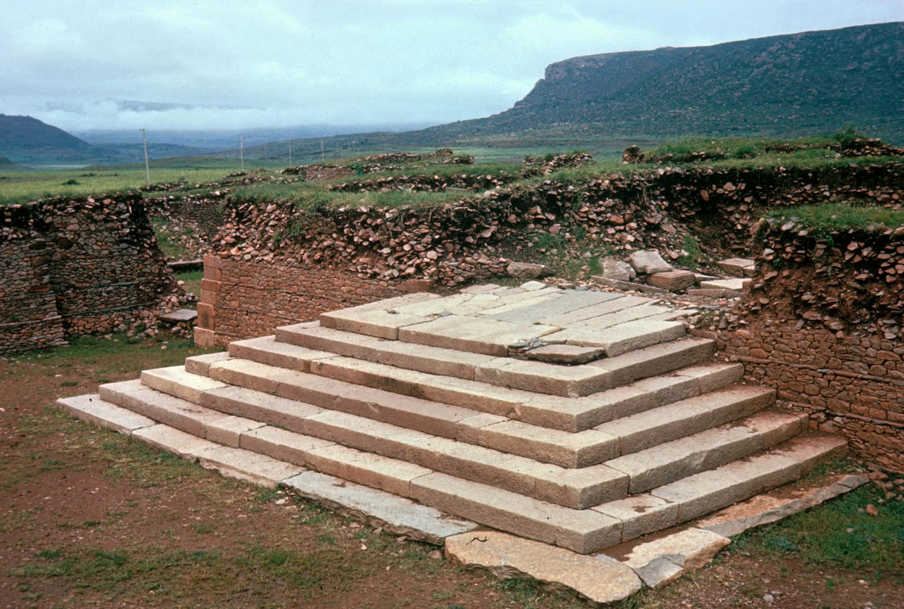 Throne Room and Dais of Old Palace in Axum