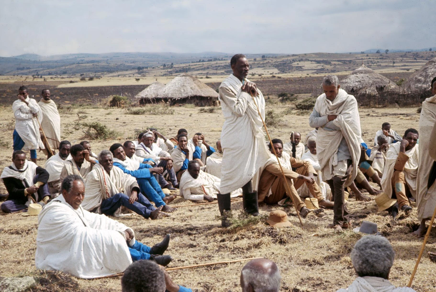 Impromptu Court Case Where Oldest Oromo Man Serves as a Judge