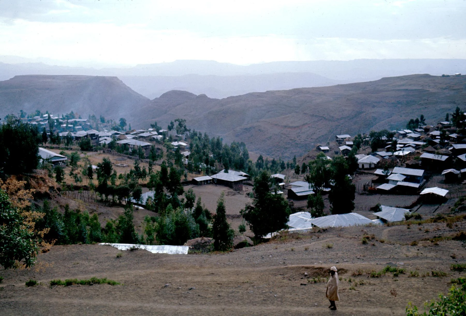 View of the Village of Lalibella
