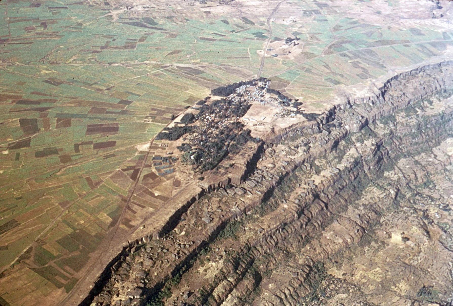 Aerial View, Edge of an Amba