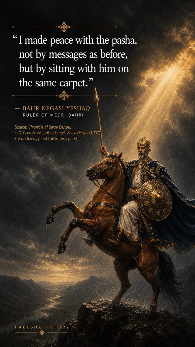 Bahr Negasi Yeshaq quote poster