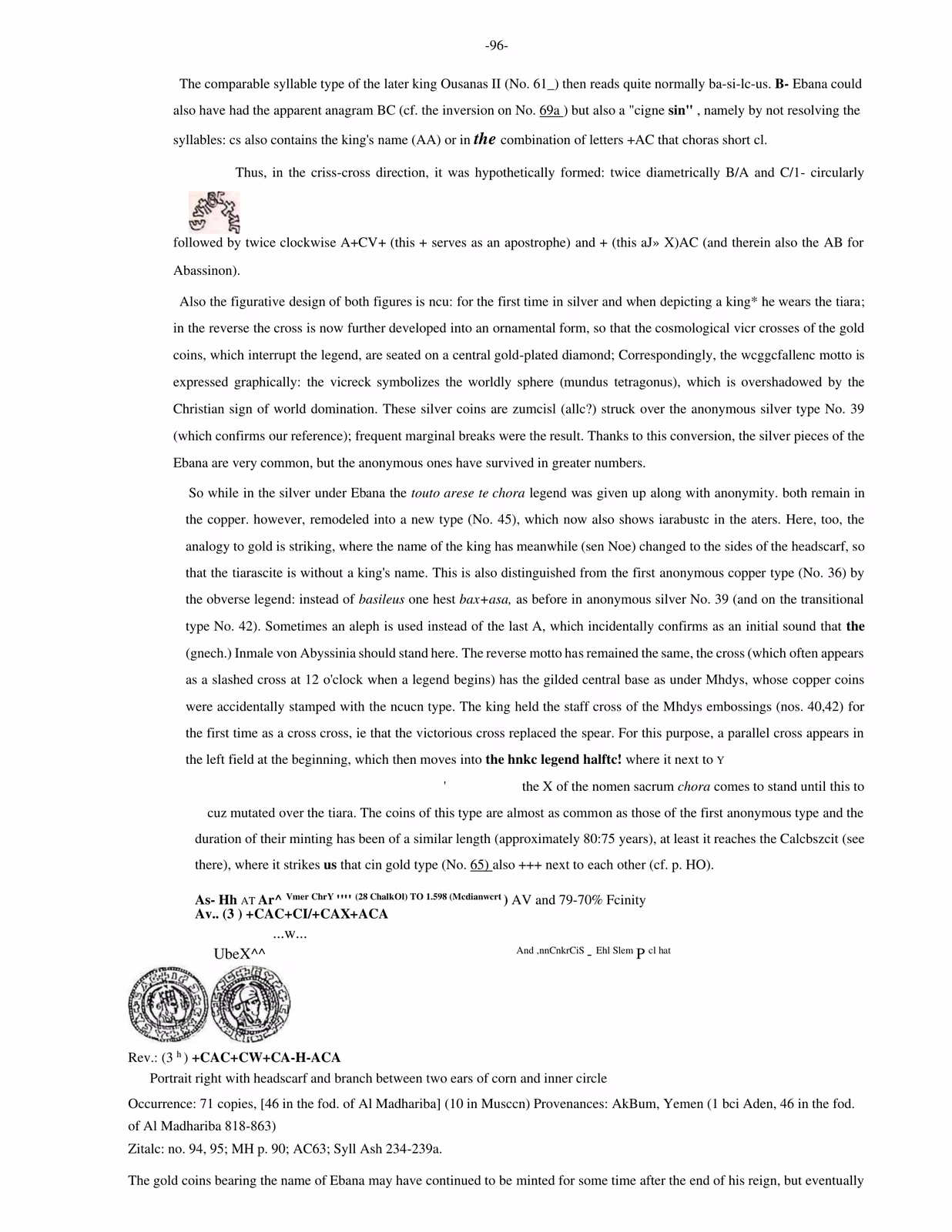 Ebana-series named coin portrait and catalogue discussion.