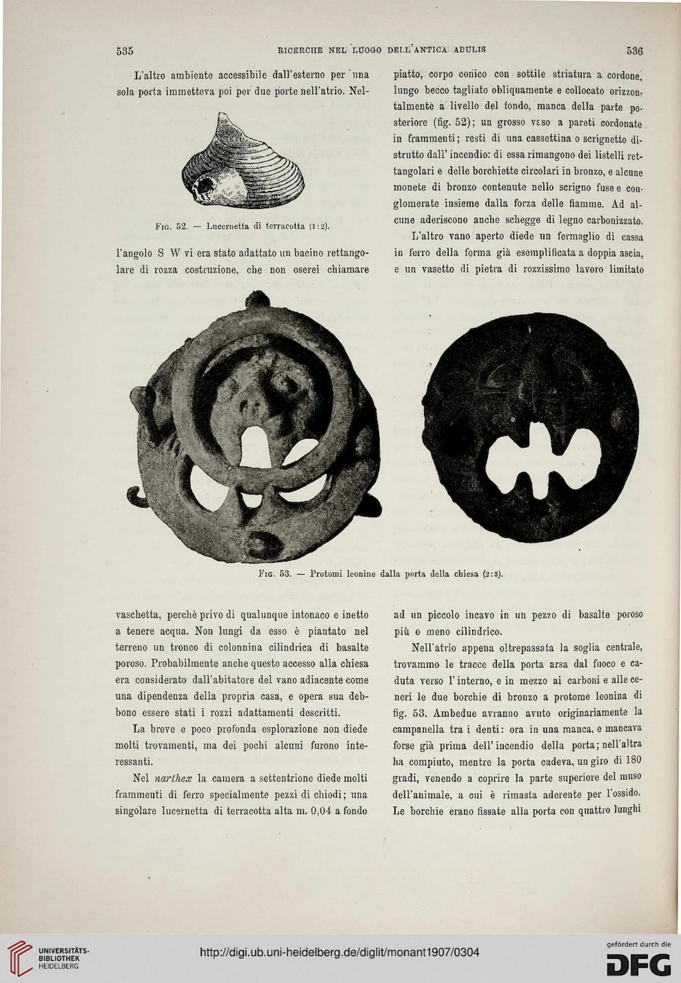 Ricerche nel luogo dell'antica Adulis (Colonia Eritrea) — illustrated page 51