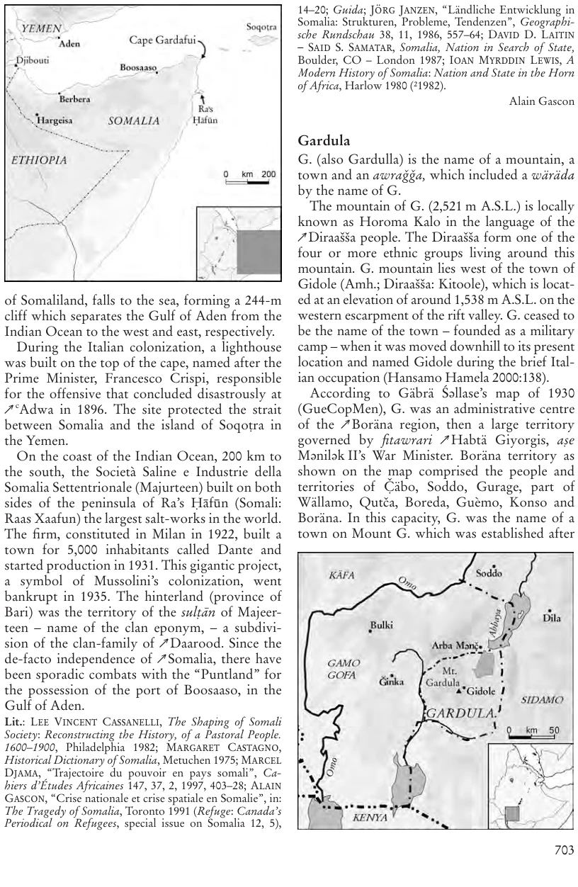 Illustrations, Encyclopaedia Aethiopica volume 2, PDF page 737
