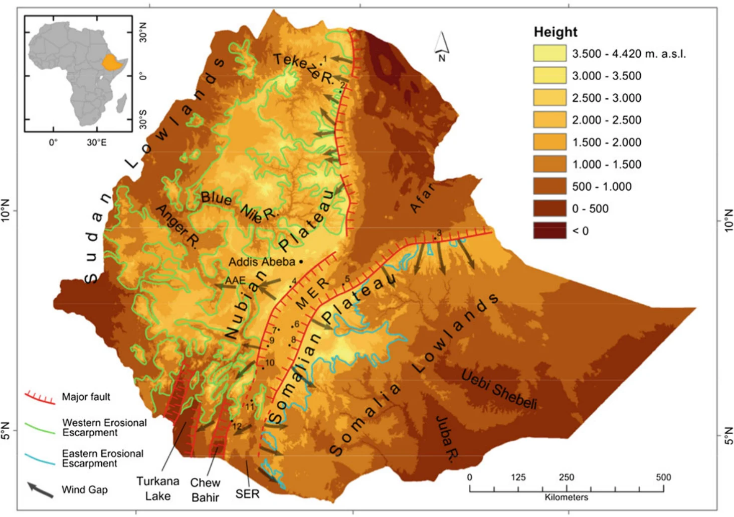 Landscapes and Landforms of Ethiopia — illustration 1, PDF page 124