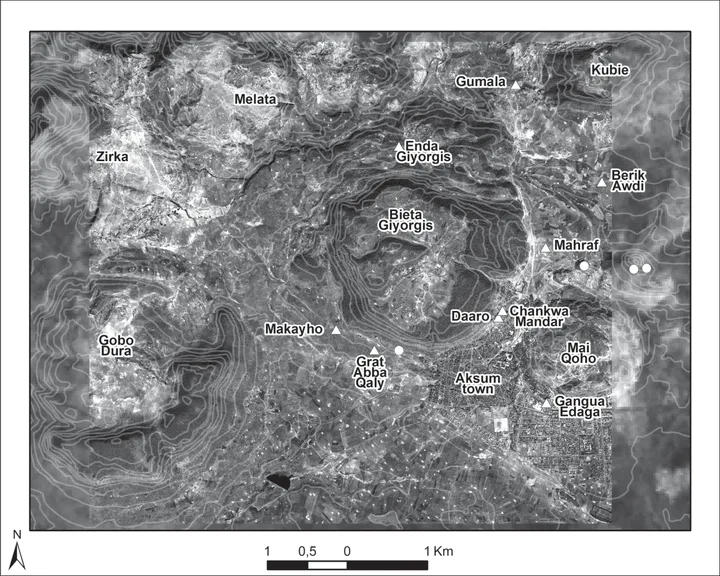 Ancient Settlement Patterns in the Area of Aksum (Tigray, Northern Ethiopia) – Ca. 900 BCE–800/850 CE — illustration 1, PDF page 39