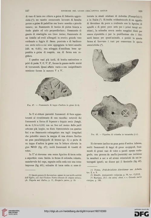 Ricerche nel luogo dell'antica Adulis (Colonia Eritrea) — illustrated page 47