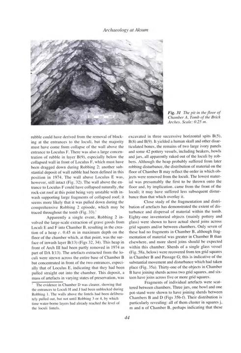 Archaeology at Aksum, Ethiopia, 1993-7, Volume I — illustrated page 61