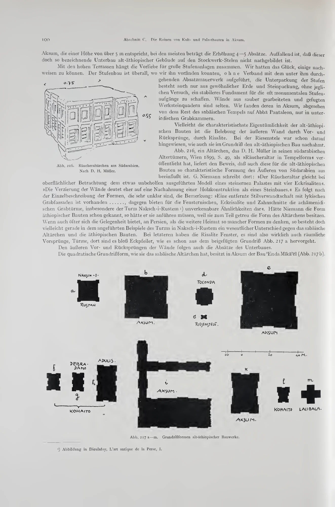 Deutsche Aksum-Expedition, Band II: Ältere Denkmäler Nordabessiniens — illustrated page 110