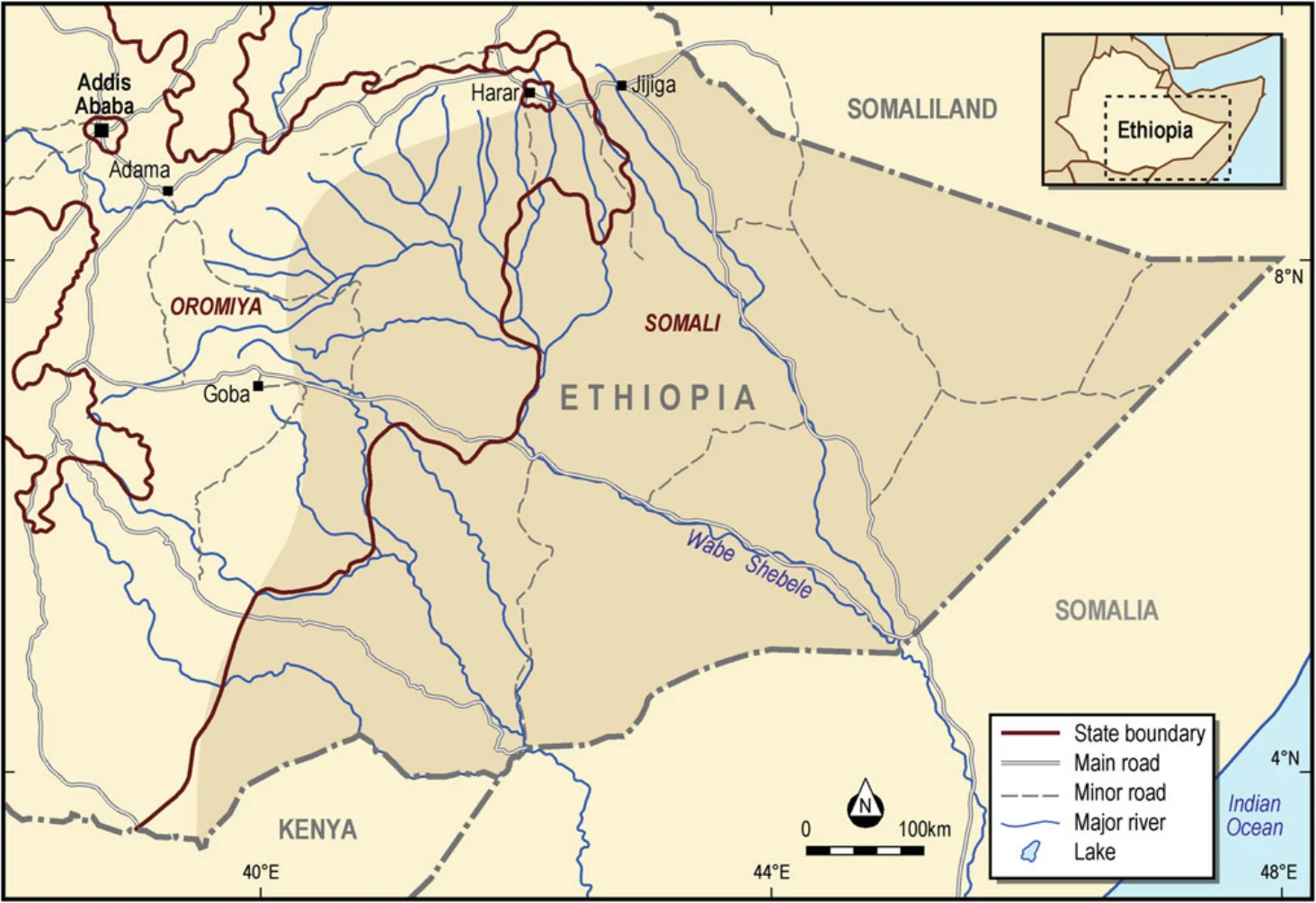 Landscapes and Landforms of Ethiopia — illustration 1, PDF page 323