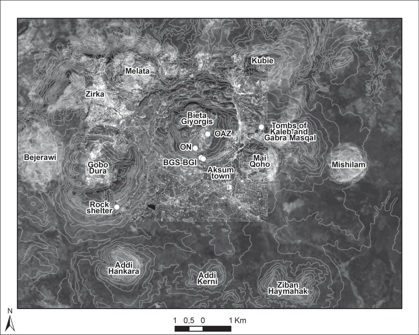 Ancient Settlement Patterns in the Area of Aksum (Tigray, Northern Ethiopia) – Ca. 900 BCE–800/850 CE — illustration 1, PDF page 35