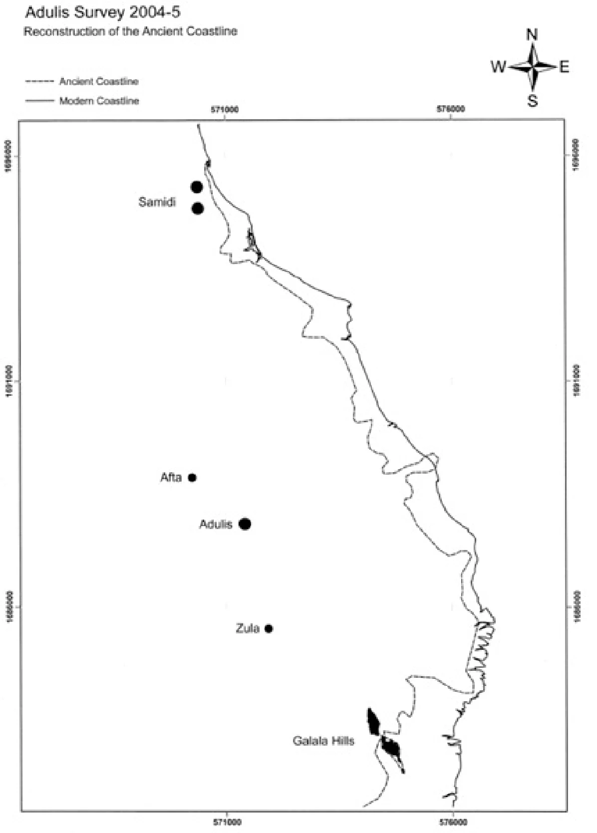 The Ancient Red Sea Port of Adulis, Eritrea: Results of the Eritro-British Expedition, 2004-5 — illustration 1, PDF page 109