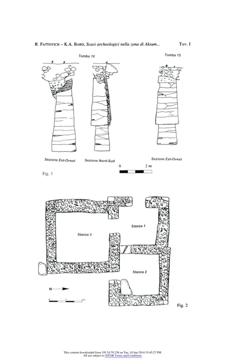 Scavi archeologici nella zona di Aksum. J. Bieta Giyorgis — illustrated page 23