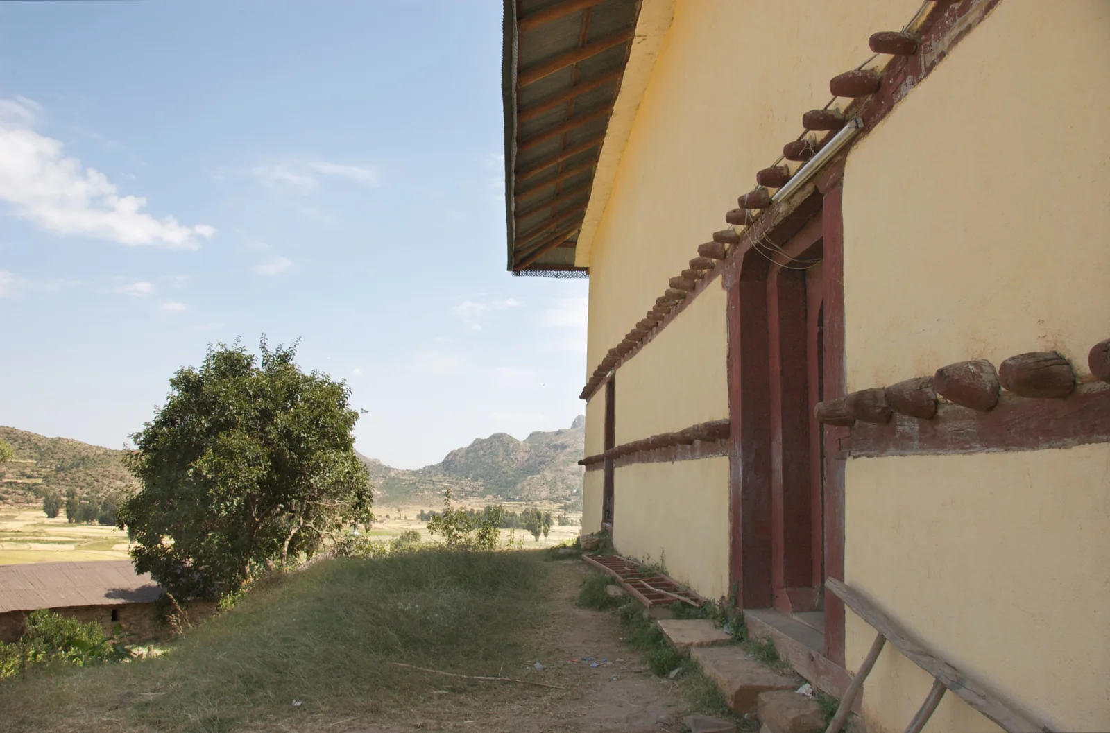 Church With Landscape, Yeha, Ethiopia