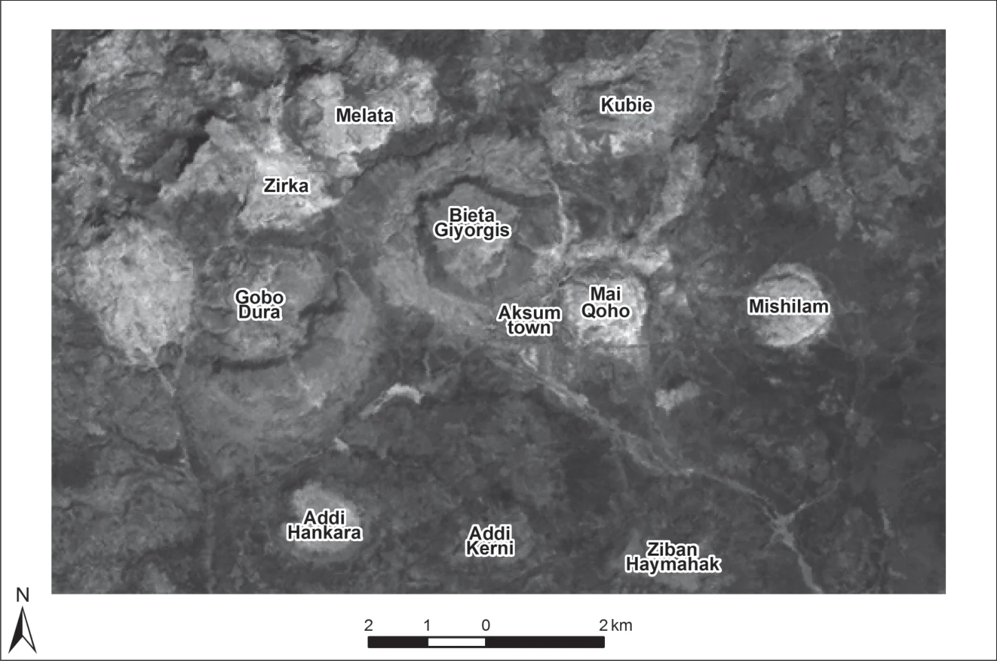 Ancient Settlement Patterns in the Area of Aksum (Tigray, Northern Ethiopia) – Ca. 900 BCE–800/850 CE — illustration 2, PDF page 22