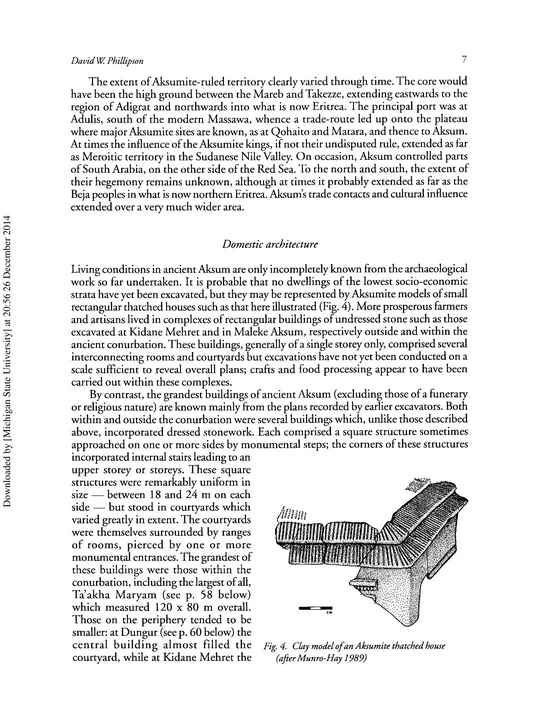 Aksum: An archaeological introduction and guide — illustrated page 8