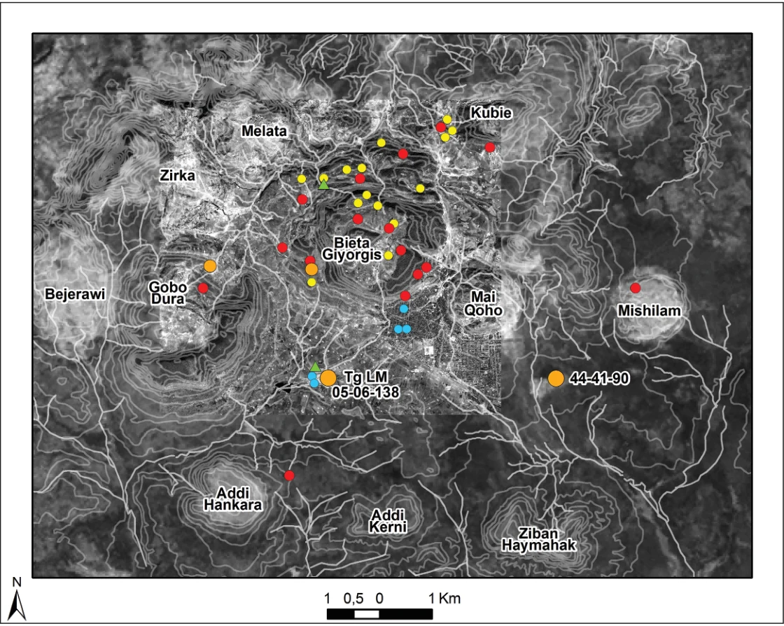 Ancient Settlement Patterns in the Area of Aksum (Tigray, Northern Ethiopia) – Ca. 900 BCE–800/850 CE — illustration 1, PDF page 71