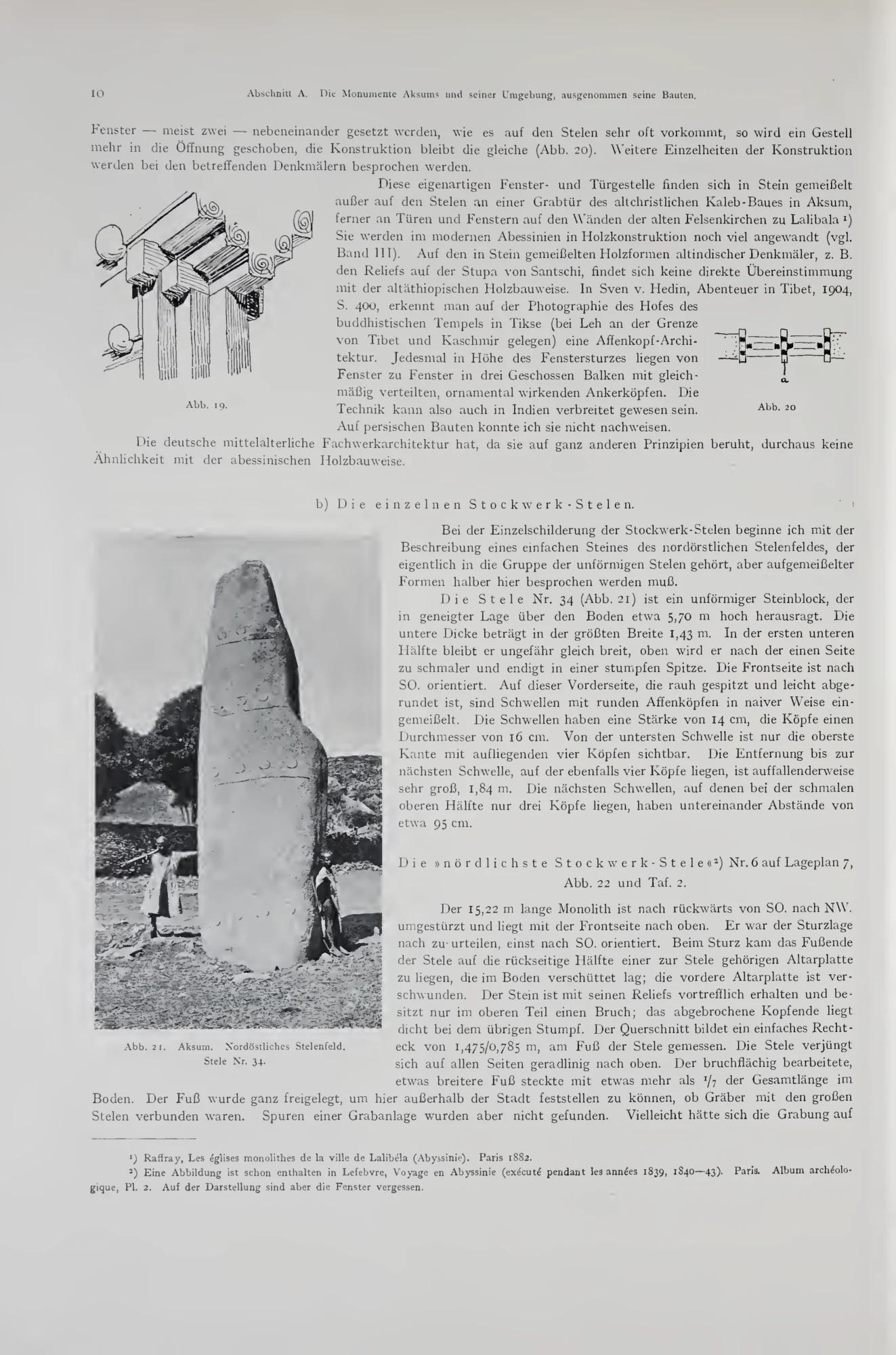 Deutsche Aksum-Expedition, Band II: Ältere Denkmäler Nordabessiniens — illustrated page 20