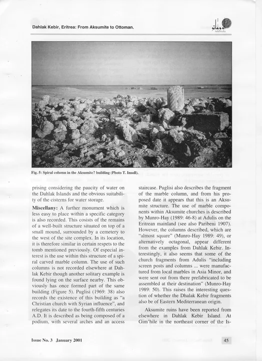 Dahlak Kebir, Eritrea: From Aksumite to Ottoman — illustrated page 7