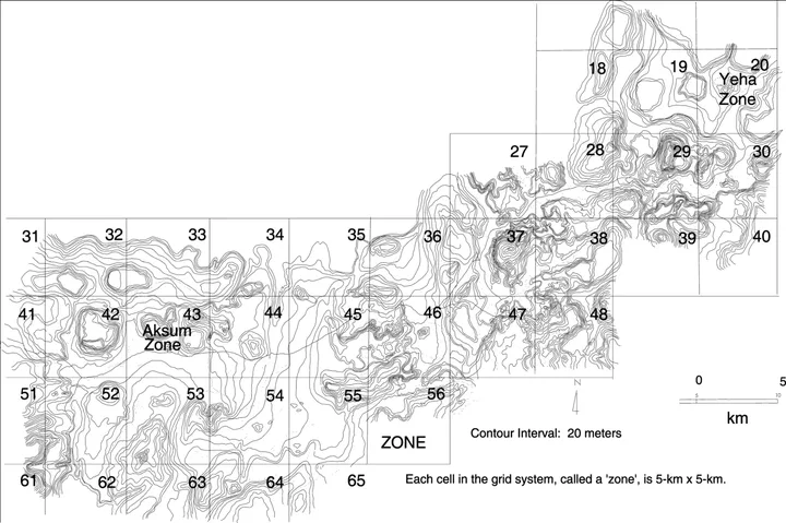 Changing Settlement Patterns in the Aksum-Yeha Region of Ethiopia: 700 BC - AD 850 — illustration 2, PDF page 28