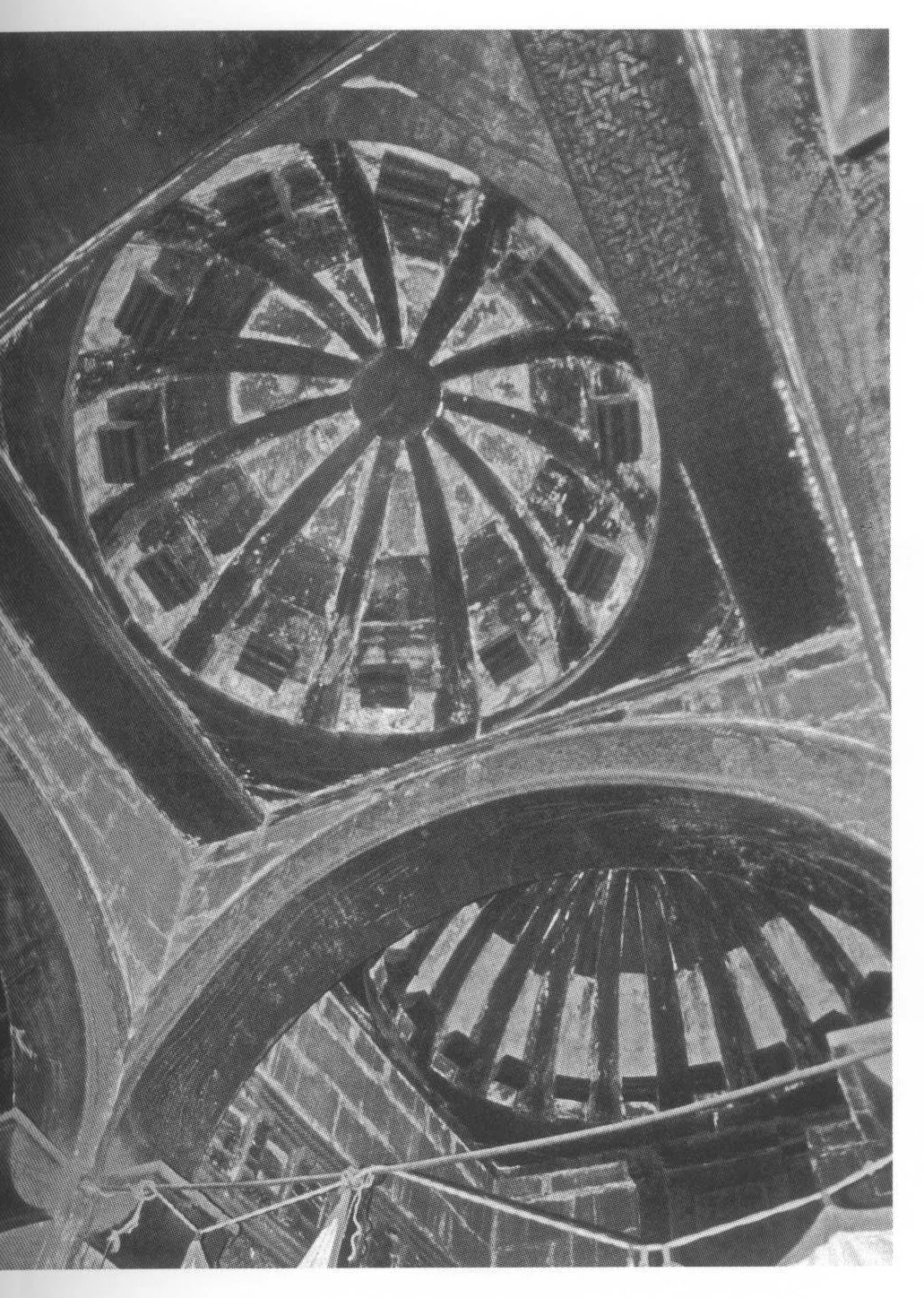 Debra Tekla Haimonot Bethlehem, the domed ceiling over the eastern nave bay and part of that over the central sanctuary, 2006.