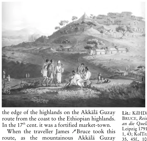 Illustration, Encyclopaedia Aethiopica volume 2, PDF page 162