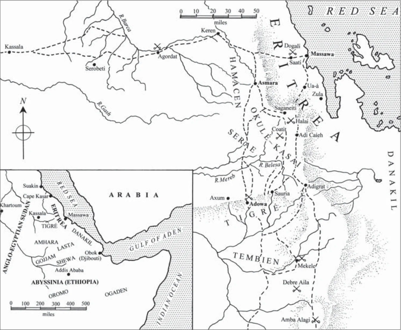 Armies of the Adowa Campaign 1896: The Italian Disaster in Ethiopia — illustration 1, PDF page 4