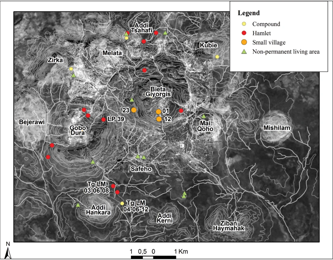 Ancient Settlement Patterns in the Area of Aksum (Tigray, Northern Ethiopia) – Ca. 900 BCE–800/850 CE — illustration 2, PDF page 70