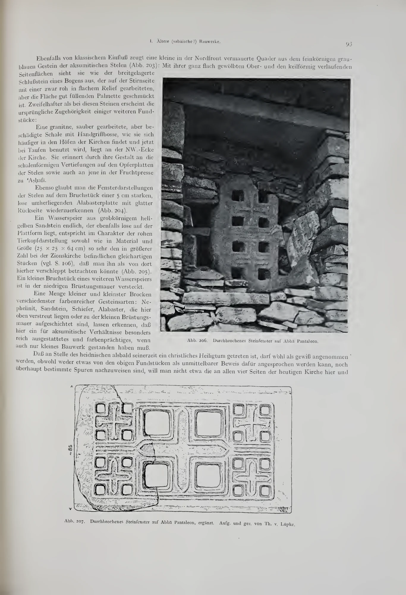 Deutsche Aksum-Expedition, Band II: Ältere Denkmäler Nordabessiniens — illustrated page 103