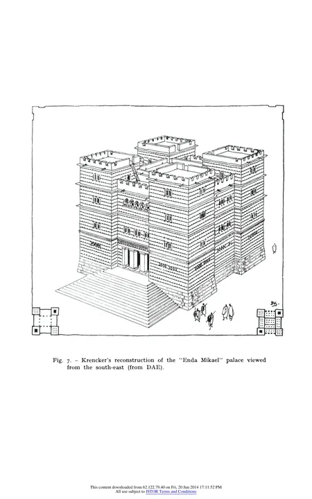 The Reconstruction of Vanished Aksumite Buildings — illustrated page 31