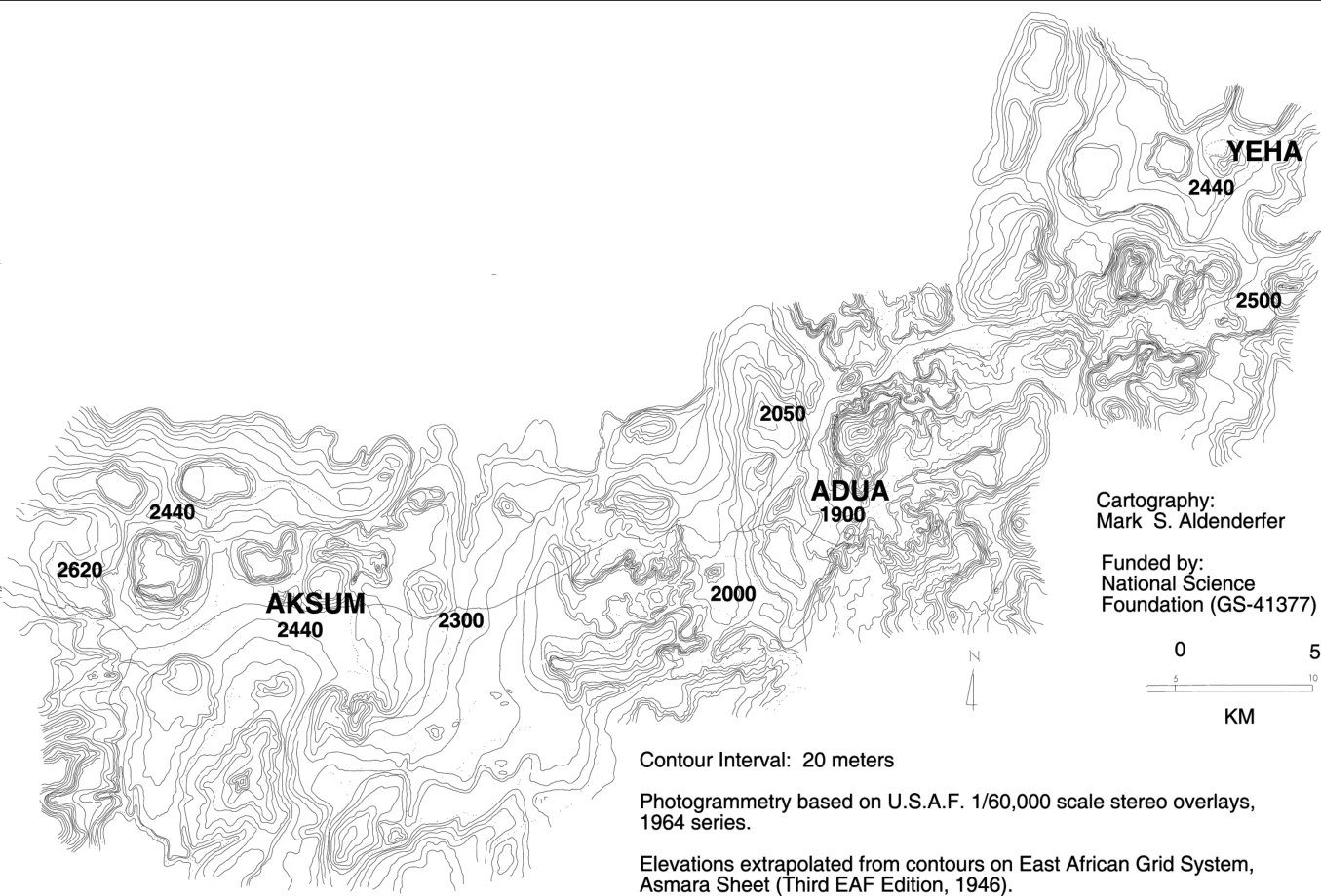 Changing Settlement Patterns in the Aksum-Yeha Region of Ethiopia: 700 BC - AD 850 — illustration 1, PDF page 28