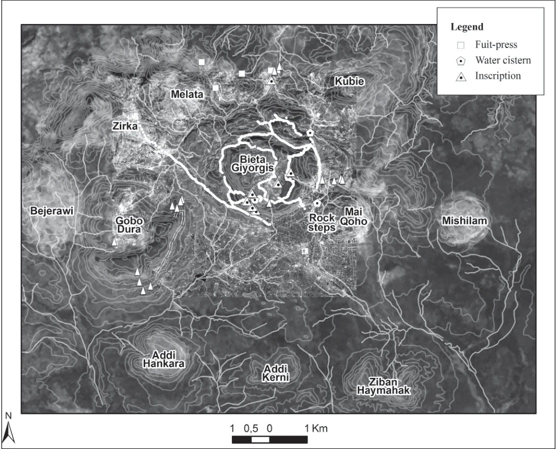 Ancient Settlement Patterns in the Area of Aksum (Tigray, Northern Ethiopia) – Ca. 900 BCE–800/850 CE — illustration 1, PDF page 86