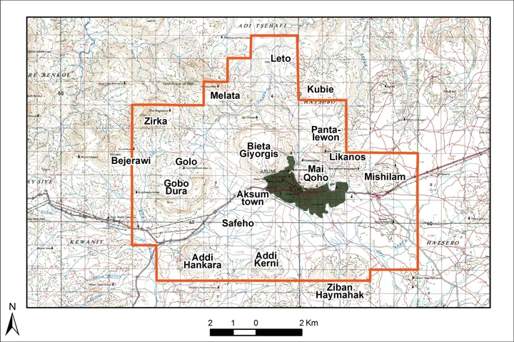 Ancient Settlement Patterns in the Area of Aksum (Tigray, Northern Ethiopia) – Ca. 900 BCE–800/850 CE — illustration 1, PDF page 45