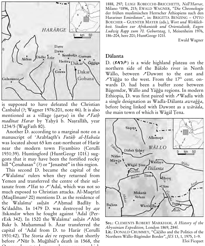 Illustrations, Encyclopaedia Aethiopica volume 2, PDF page 108