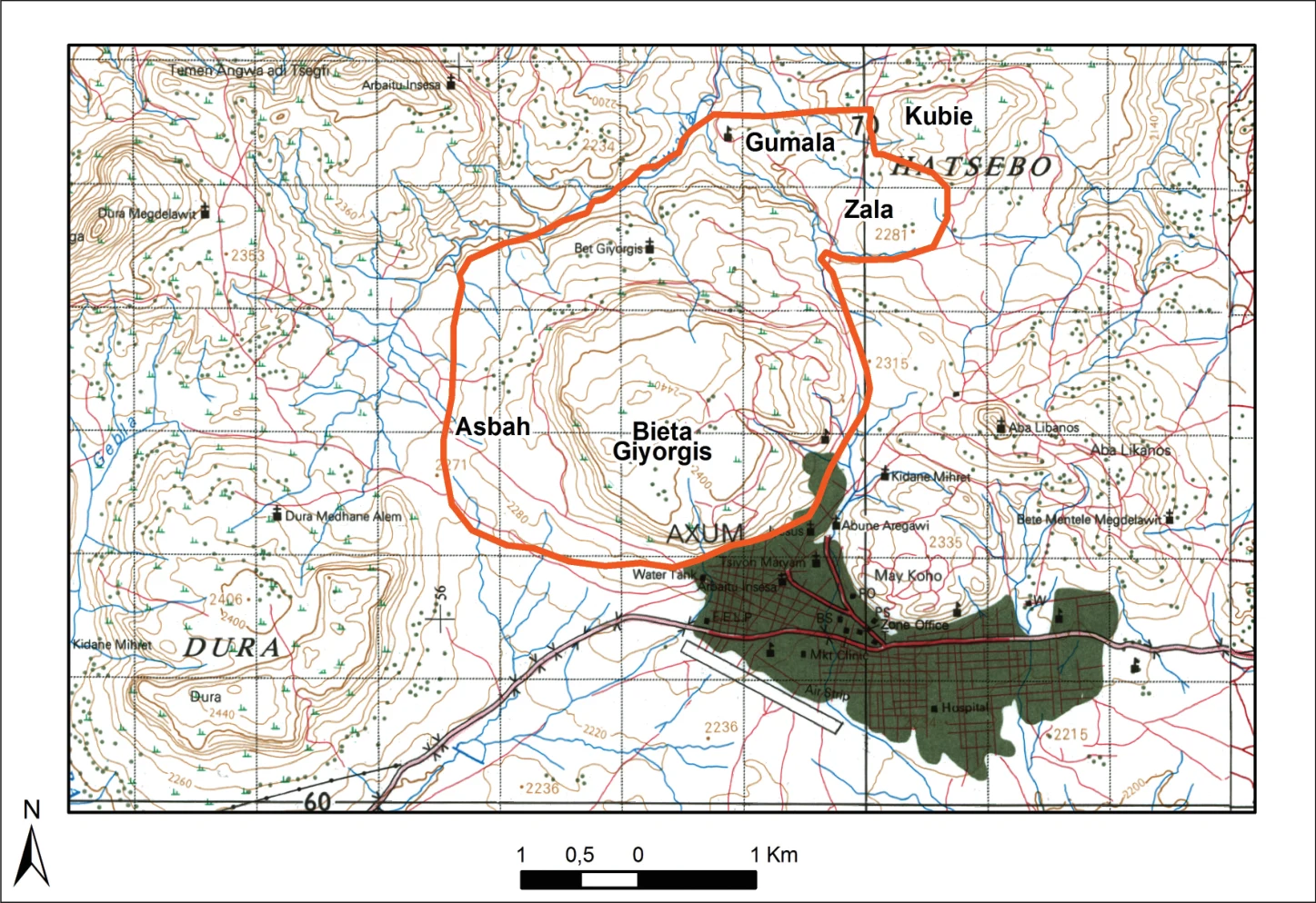 Ancient Settlement Patterns in the Area of Aksum (Tigray, Northern Ethiopia) – Ca. 900 BCE–800/850 CE — illustration 1, PDF page 42