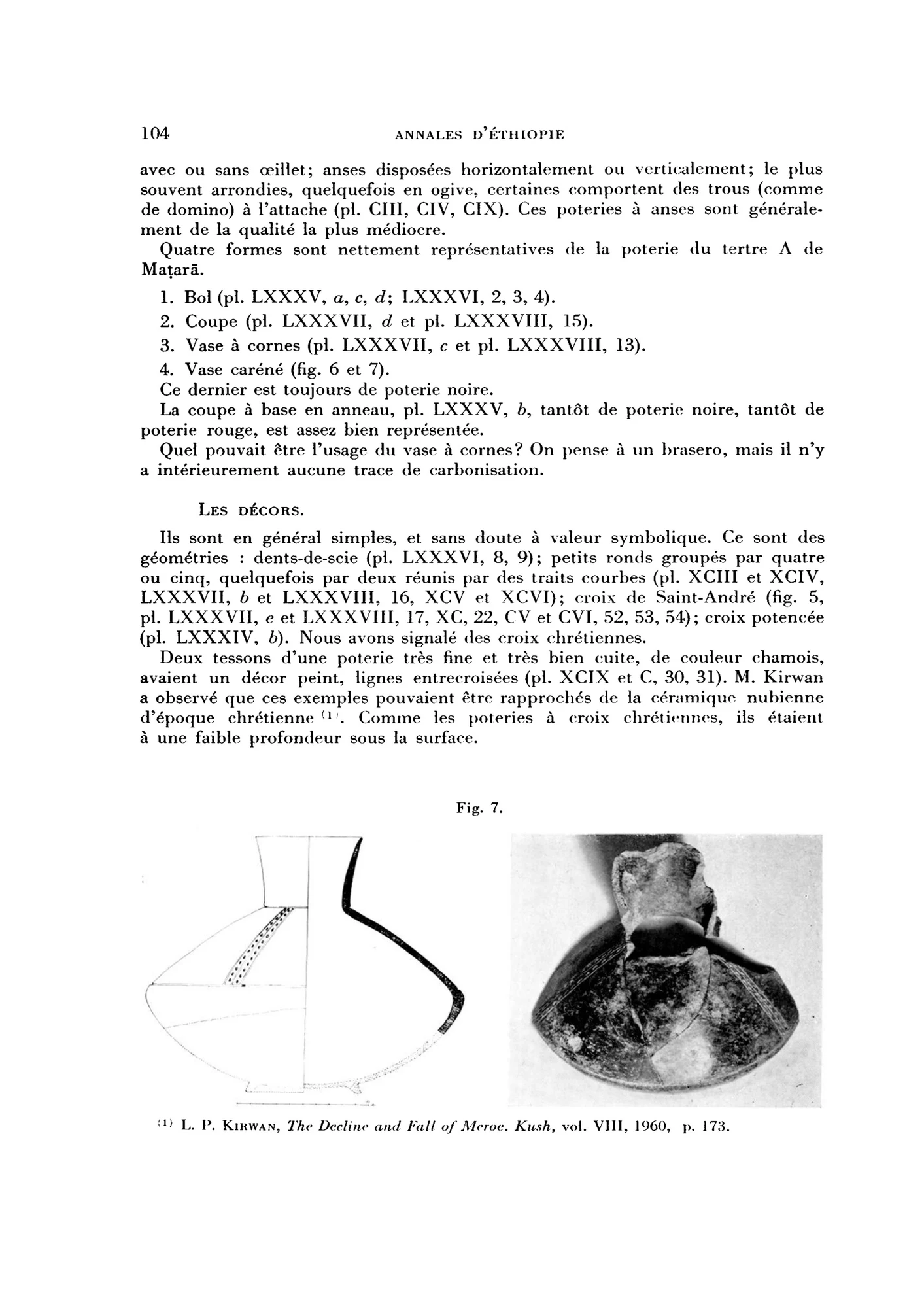 Première campagne de fouilles à Maṭarā (Nov. 1959- Janv. 1960) — PDF page 19