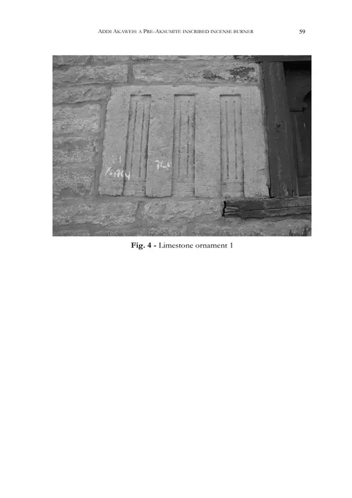 DM'T - A Pre-Aksumite Inscribed Incense Burner and Some Architectural Ornaments from Addi Akaweh (Tigrai, Ethiopia) — PDF page 12