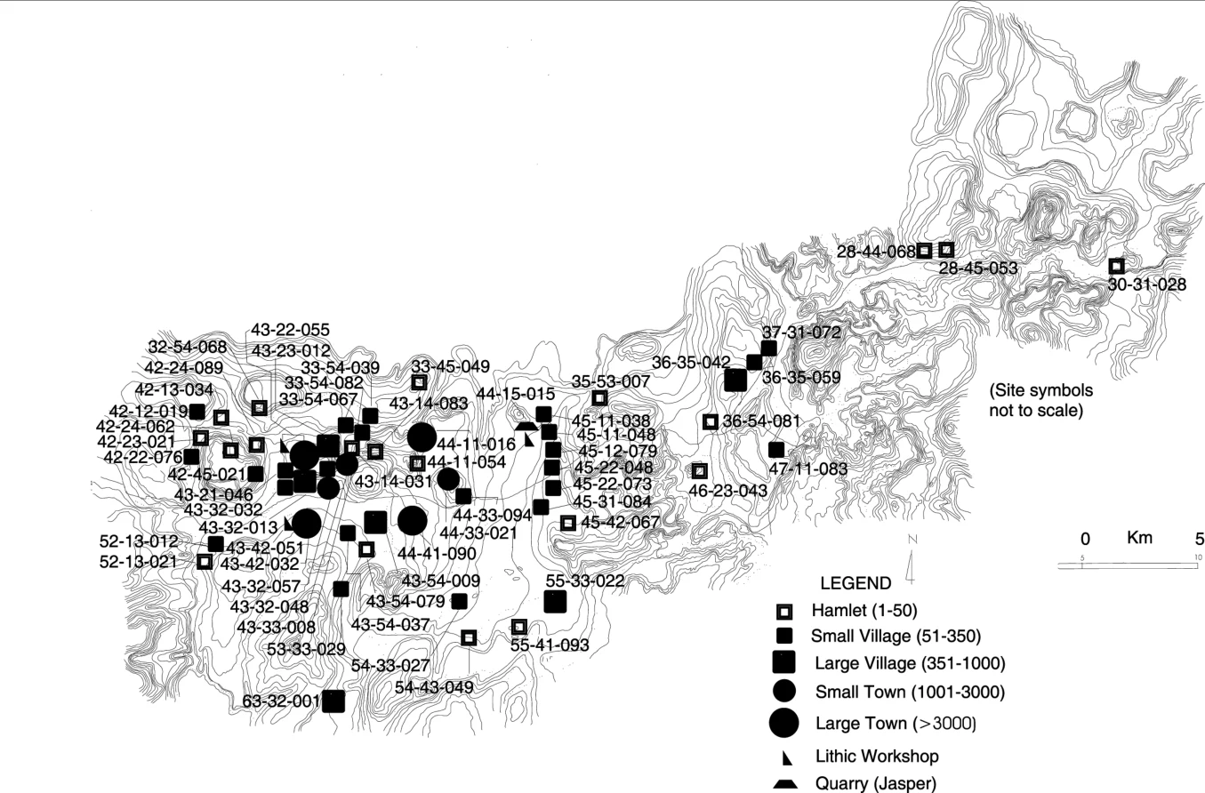 Changing Settlement Patterns in the Aksum-Yeha Region of Ethiopia: 700 BC - AD 850 — illustration 1, PDF page 196