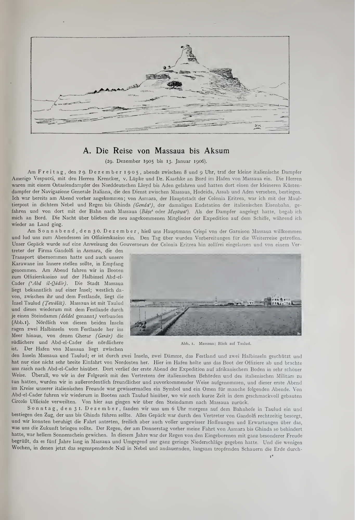 Deutsche Aksum-Expedition, Band I: Reisebericht der Expedition, Topographie und Geschichte Aksums — illustrated page 13