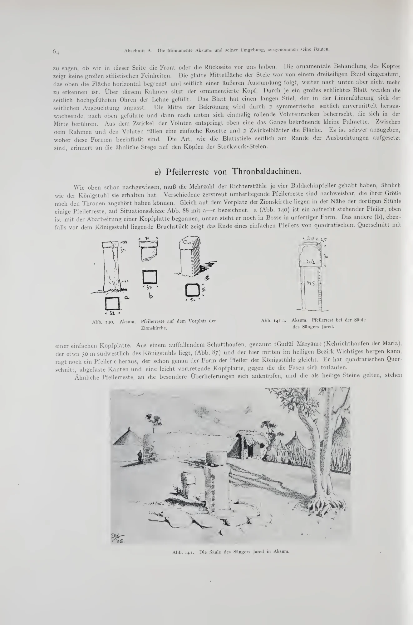 Deutsche Aksum-Expedition, Band II: Ältere Denkmäler Nordabessiniens — illustrated page 74