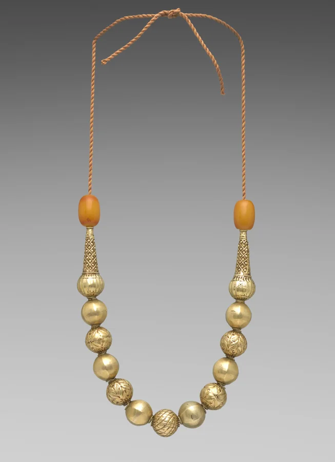 Necklace (muriya or murriyya), late 1800s or early 1900s. The Cleveland Museum of Art, 2025.155.