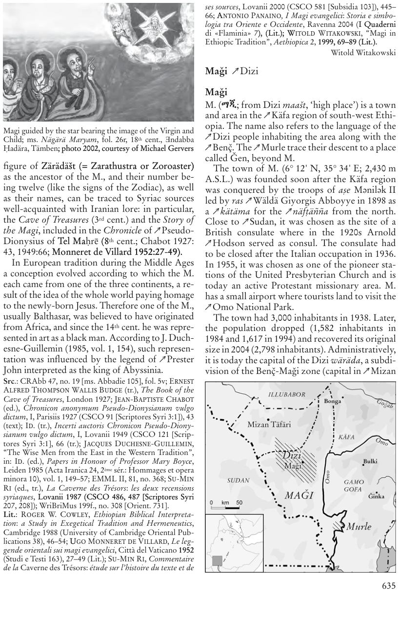 Illustrations, Encyclopaedia Aethiopica volume 3, PDF page 663