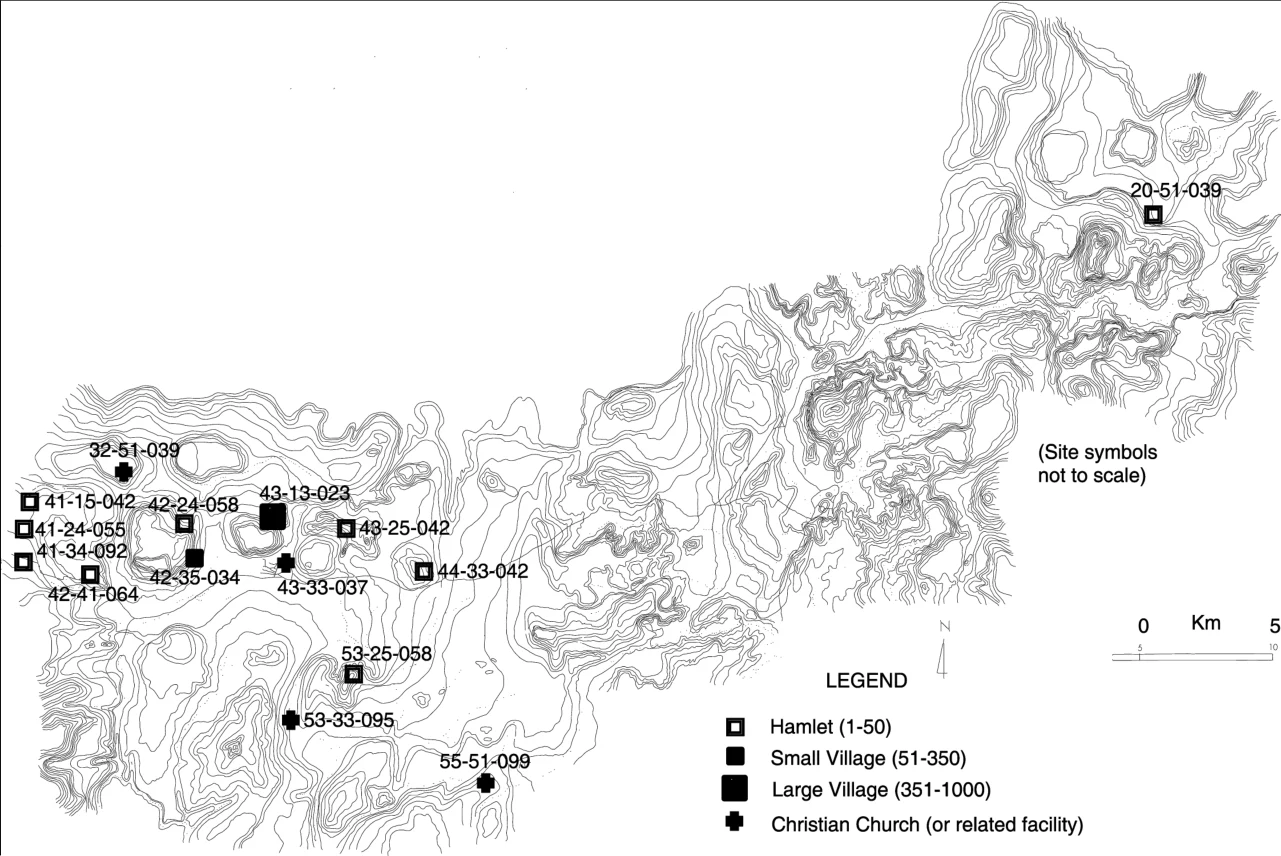Changing Settlement Patterns in the Aksum-Yeha Region of Ethiopia: 700 BC - AD 850 — illustration 1, PDF page 250