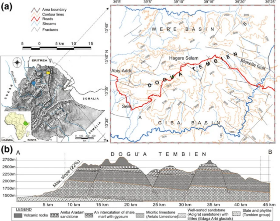 Geo-trekking in Ethiopia's Tropical Mountains: The Dogu'a Tembien District — illustration 1, PDF page 36