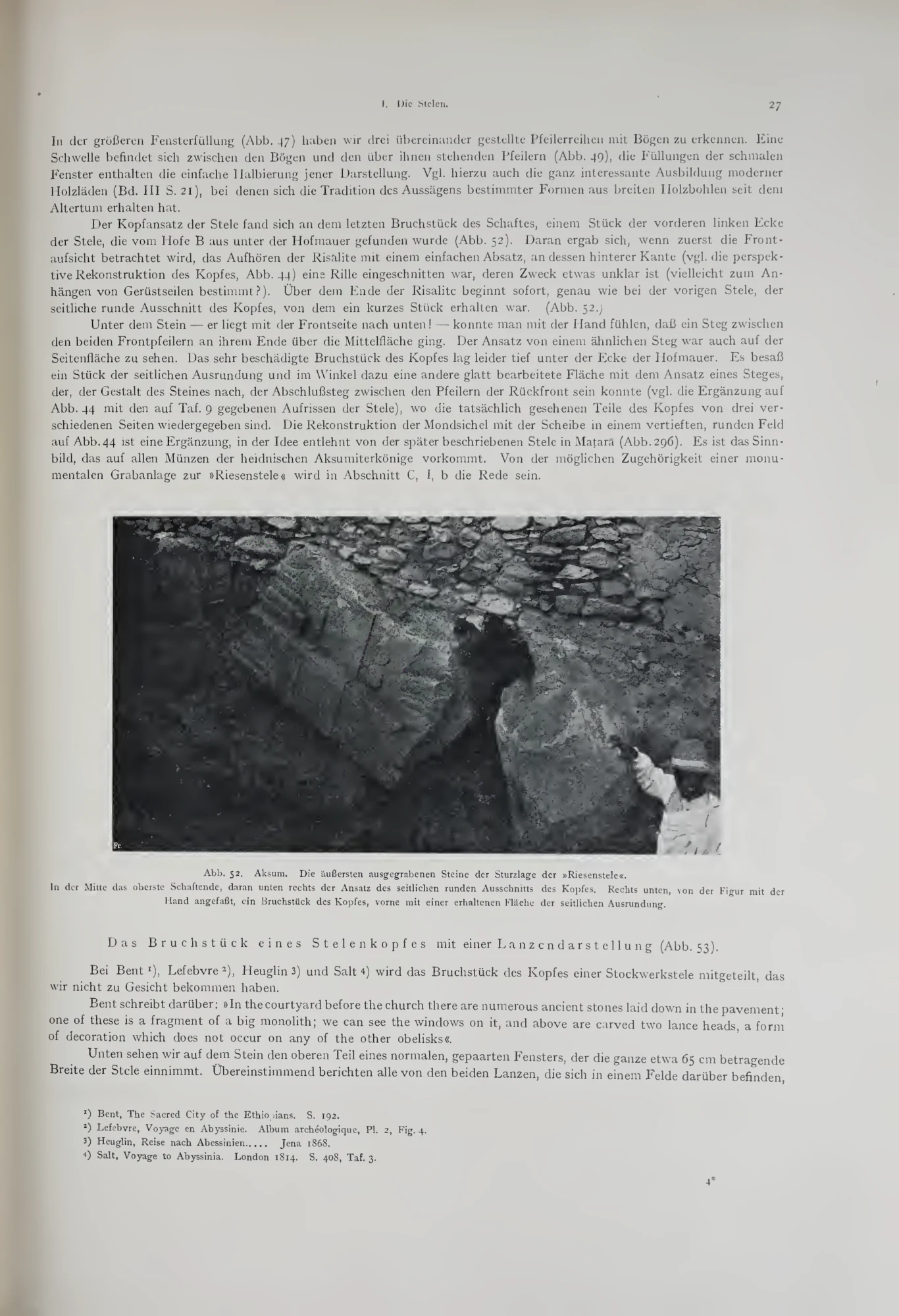 Deutsche Aksum-Expedition, Band II: Ältere Denkmäler Nordabessiniens — illustrated page 37