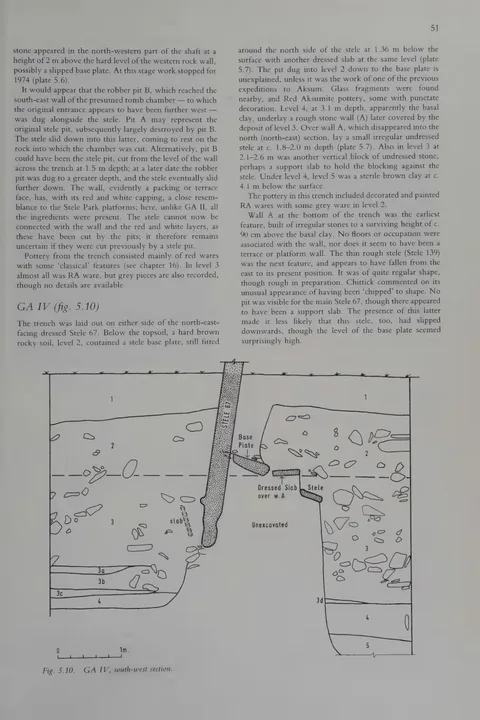 Excavations at Aksum: An Account of Research at the Ancient Ethiopian Capital — illustrated page 71