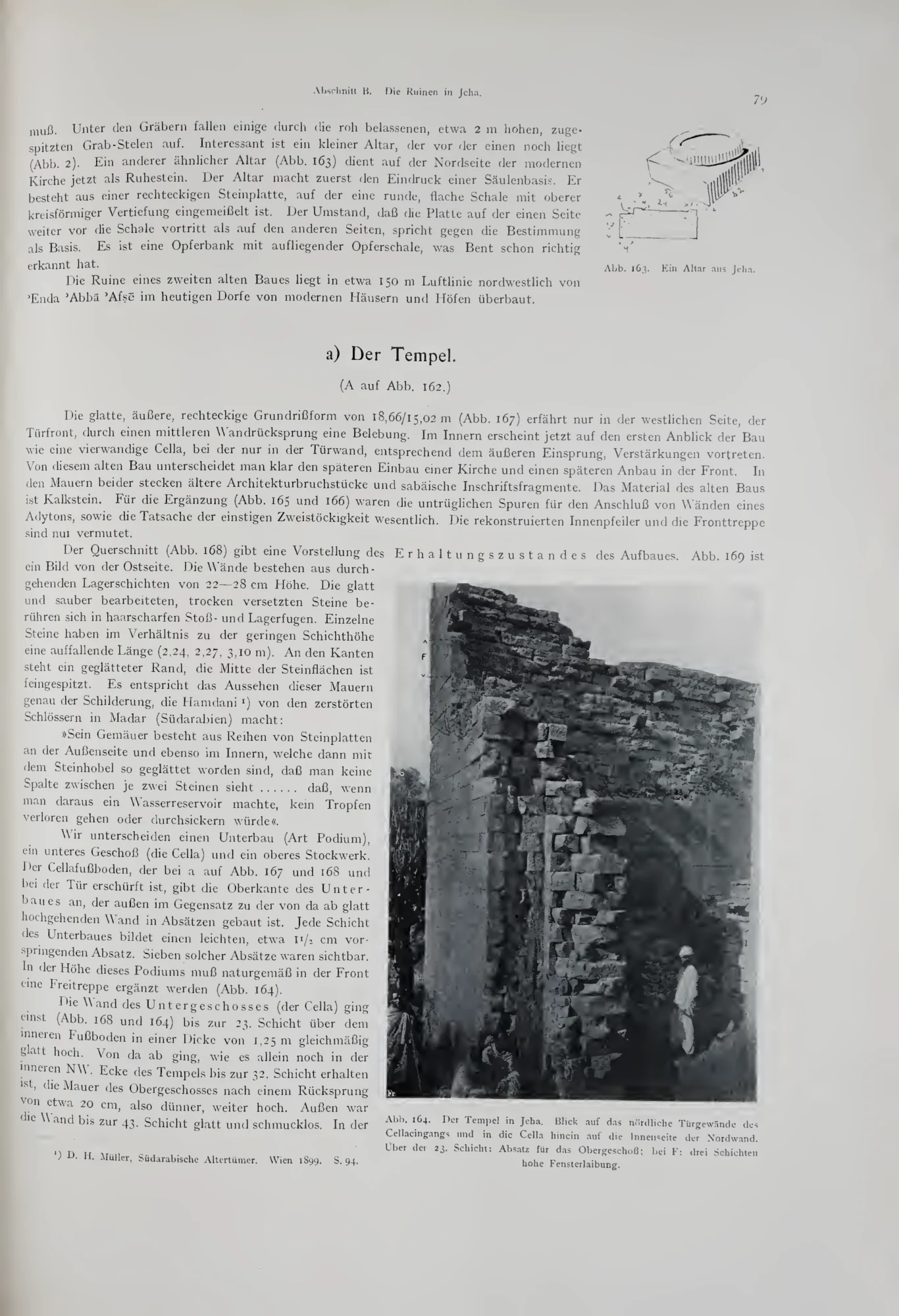 Deutsche Aksum-Expedition, Band II: Ältere Denkmäler Nordabessiniens — illustrated page 89