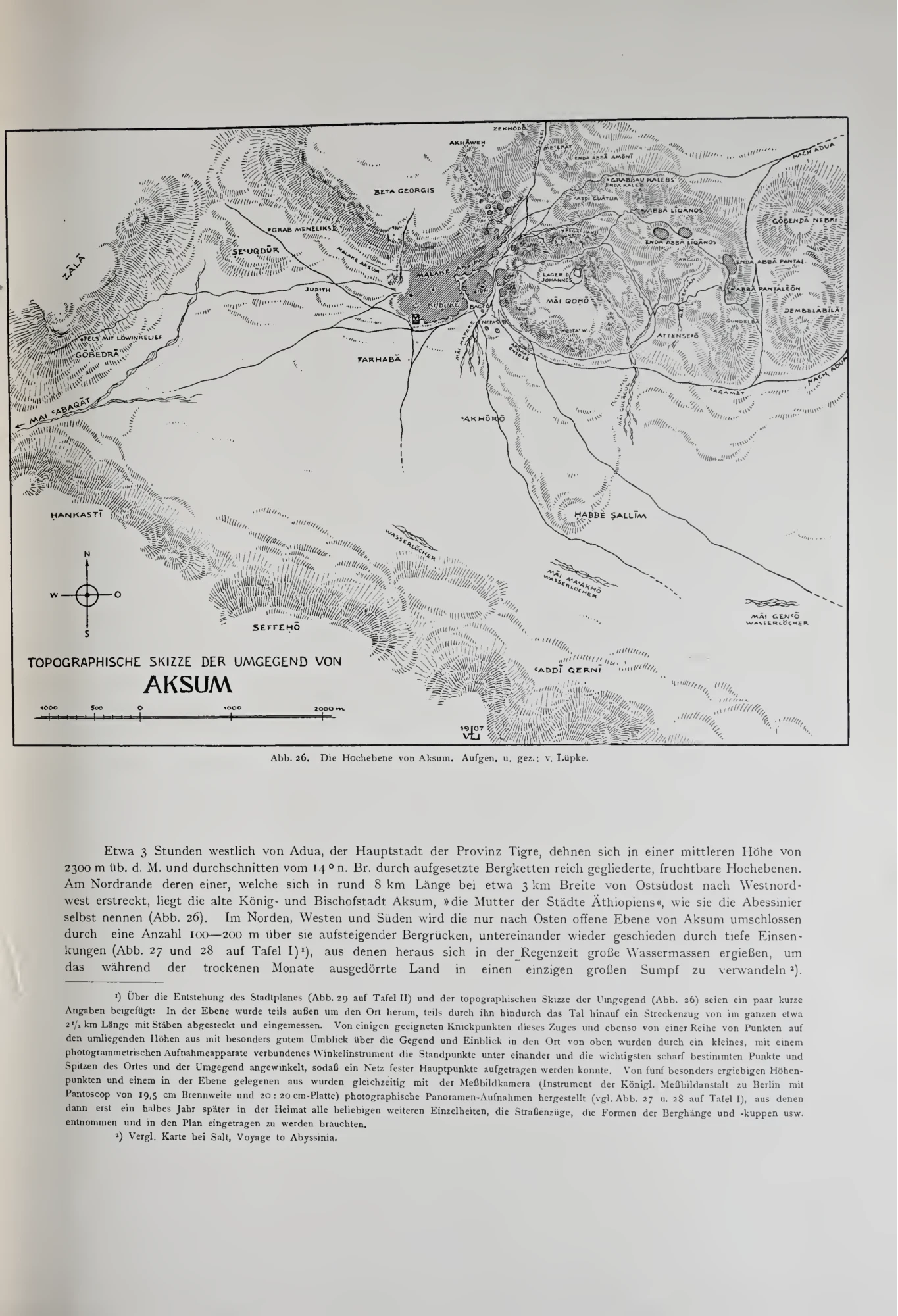 Deutsche Aksum-Expedition, Band I: Reisebericht der Expedition, Topographie und Geschichte Aksums — illustrated page 39
