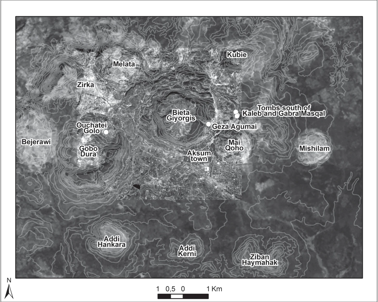 Ancient Settlement Patterns in the Area of Aksum (Tigray, Northern Ethiopia) – Ca. 900 BCE–800/850 CE — illustration 1, PDF page 34